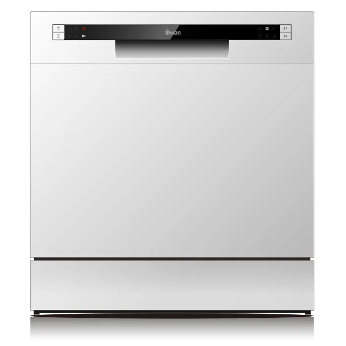 Swan 8 Place Countertop Dishwasher White SD