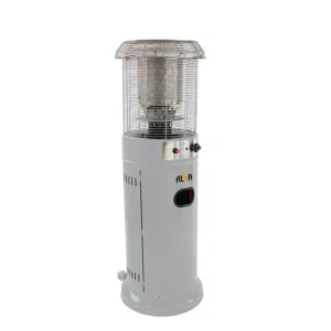 Alva Short Stand Patio Heater Cement Grey