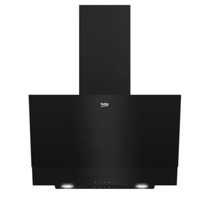 Beko 60cm Black Glass Inclined Hood