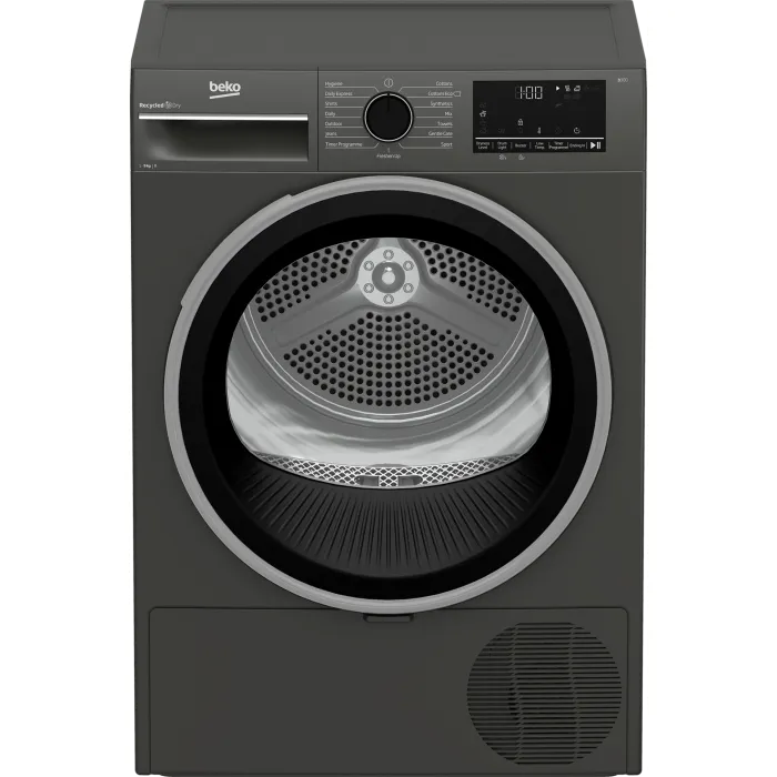 Beko 9kg Condenser Dryer Grey B3T43113W