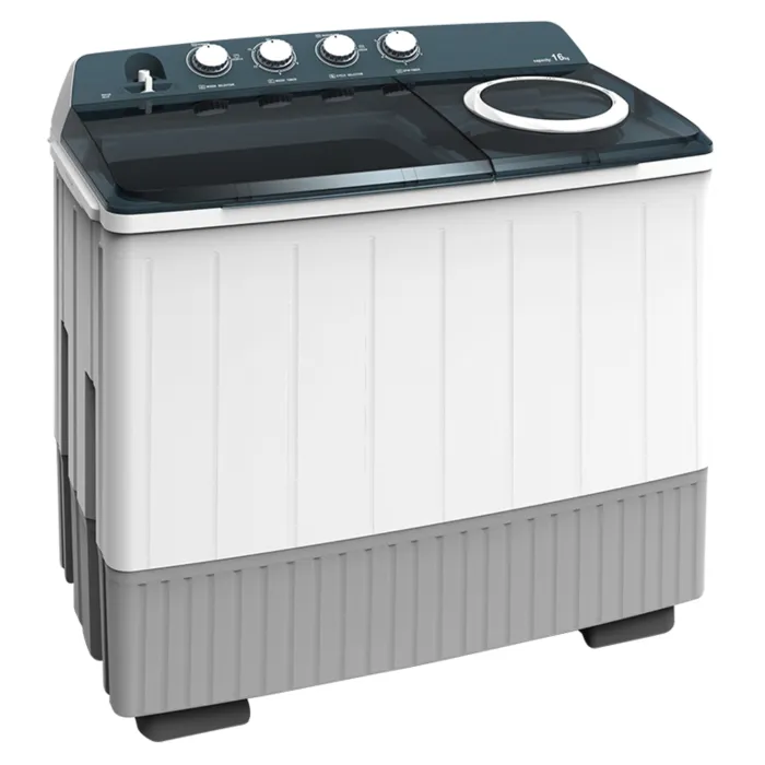 Hisense 16kg Twin Tub Washing Machine, White WSDE163